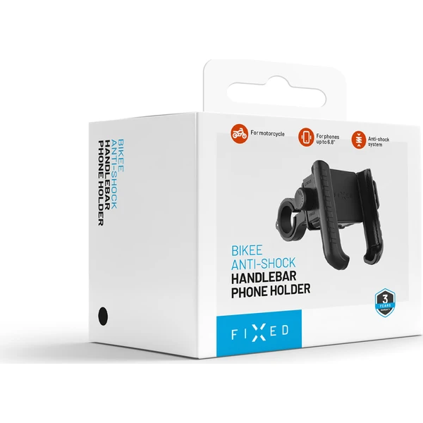 FIXED Bikee Anti-Shock univerzálny držiak na motorku a bicykel čierny - Držiaky - Obrázok 9f1e86b568534bdb8f4c78139d5e1d9b