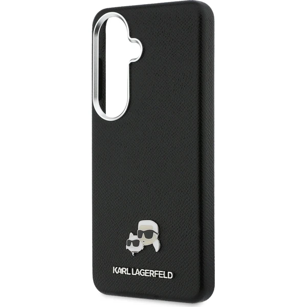 Karl Lagerfeld kožený kryt K&CH Heads Magnetic pre Samsung Galaxy S26 čierny - Puzdra - Obrázok 9f246356add943f7be04ef48cb16fd03