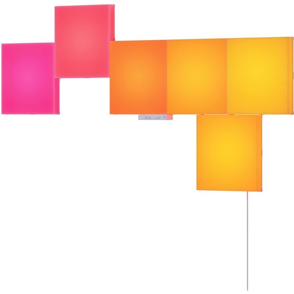 Nanoleaf Blocks Big Squares Starter Kit štartovacia sada modulárneho osvetlenia 6 Pack