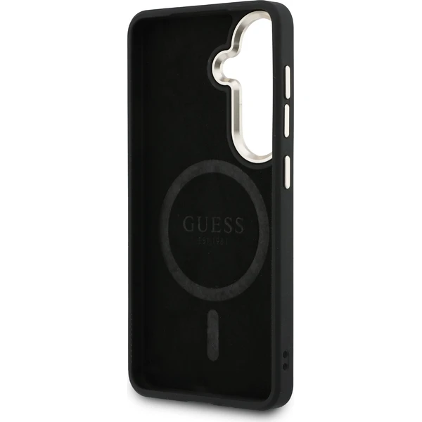Guess PU Leather 4G Gold Frame Magnetický kryt Samsung Galaxy S26+ hnedý - Puzdra - Obrázok 9f4235f2342b4c4cae4cbbcbf6f2c9ce