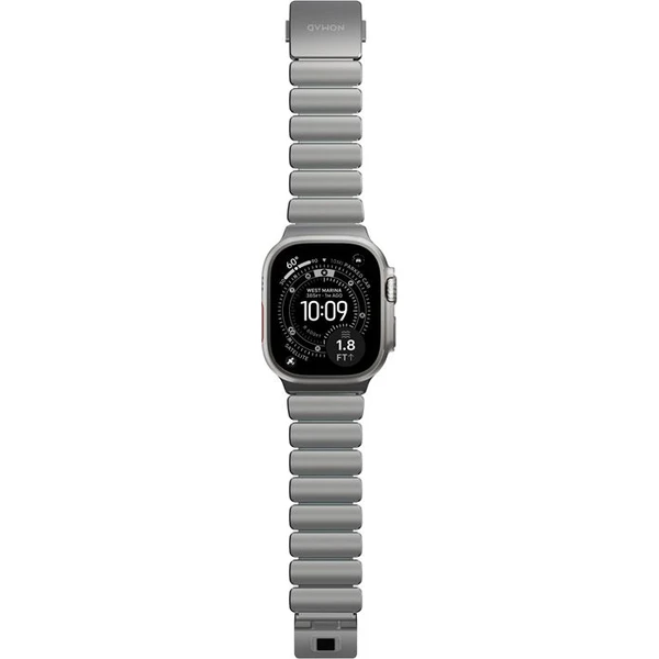 Náramok Nomad Stratos Band FKM Apple Watch 45/46/49mm Natural Titanium/Icy Blue - Remienky - Obrázok 9f511221810c459a9e232d89afaba3d8