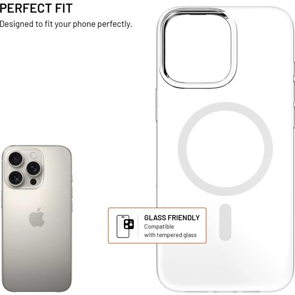 FIXED MagShell ultratenký kryt s MagSafe Apple iPhone 16 Pro číry - Puzdra - Obrázok 9f770a71148b4316ac9012d4d065ca08