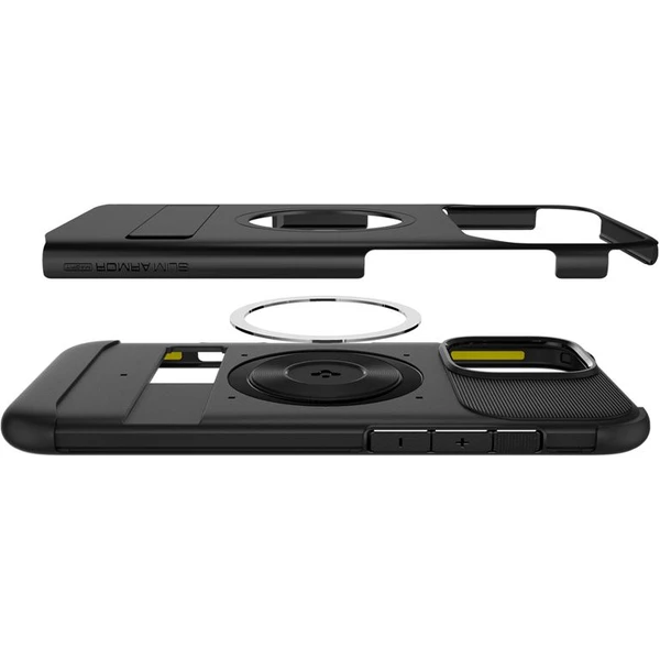 Spigen Slim Armor MagSafe kryt iPhone 16 Pro black - Puzdra - Obrázok 9f7c2ef23e674a909b3d7506cad95149