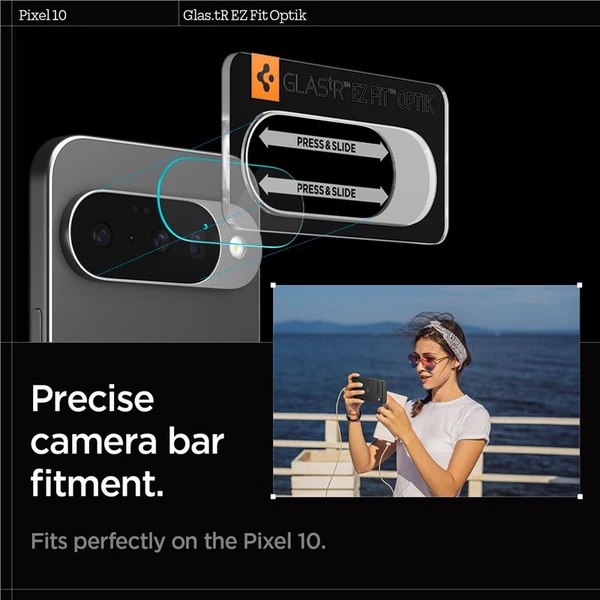 Spigen Glass tR EZ Fit Optik 2 Pack tvrdené sklo na fotoapará Google Pixel 10 číre - Ochranné fólie a sklo - Obrázok 9f979e1a533143f19c22ff780ffefa39
