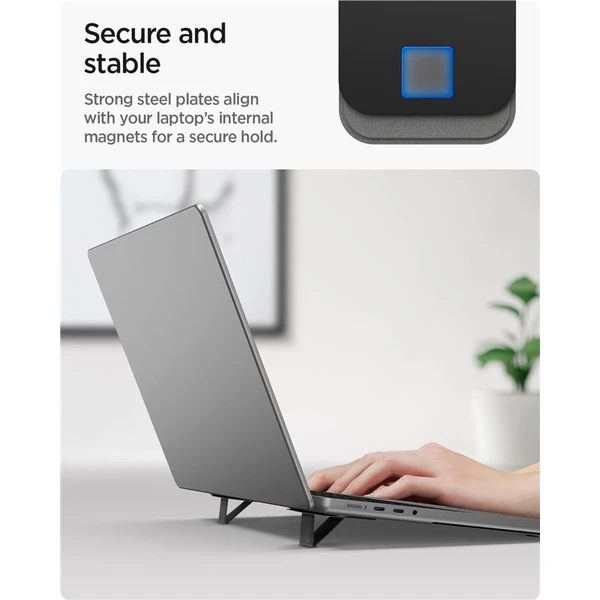 Spigen Slim Fold Laptop Stand LD201-S2 stojanček pre notebook/MacBook čierny - Stojany - Obrázok 9fa20c492f8a41108f5a472179bad622