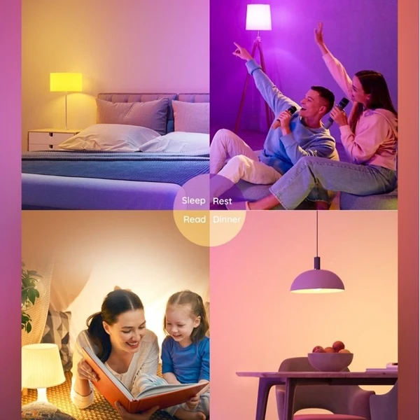 Govee Smart žiarovka RGBWW 12W-85W 1200lm E27 Long Life - Žiarovky - Obrázok 9fa4a1c6c2114f5cae19a4f9f5d2e88c