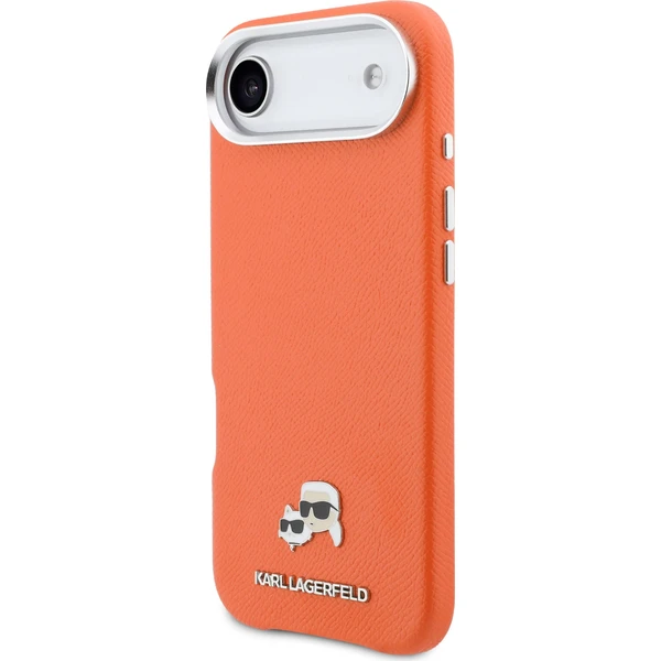 Karl Lagerfeld PU Karl and Choupette Heads Kolíky MagSafe kryt iPhone Air oranžový - Puzdra - Obrázok 9fa8d76183454a55b17a4939d141dc78