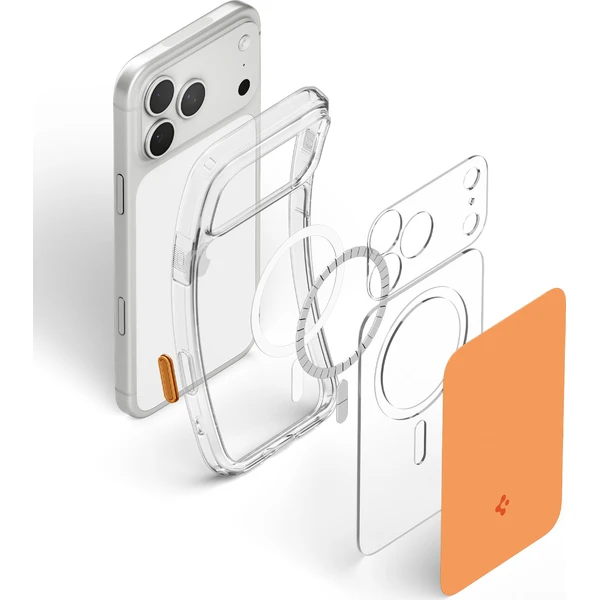 Spigen Ultra Hybrid T MagSafe kryt iPhone 18 Pro/17 Pro lesklá oranžová - Puzdra - Obrázok 9fca6a796873496aba6ecaa344a04aa4