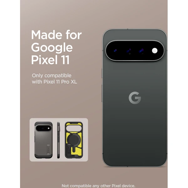 Spigen Tough Armor MagSafe, gunmetal - Google Pixel 11 Pro XL - Puzdra - Obrázok 9fd5fb59c89742219a5e44238fbb0421