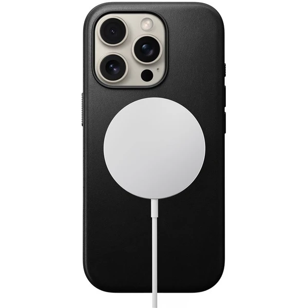 Nomad Modern Leather Case MagSafe kryt iPhone 16 Pro čierny - Puzdra - Obrázok 9fdb1f96083144068f946d7e91d355a0