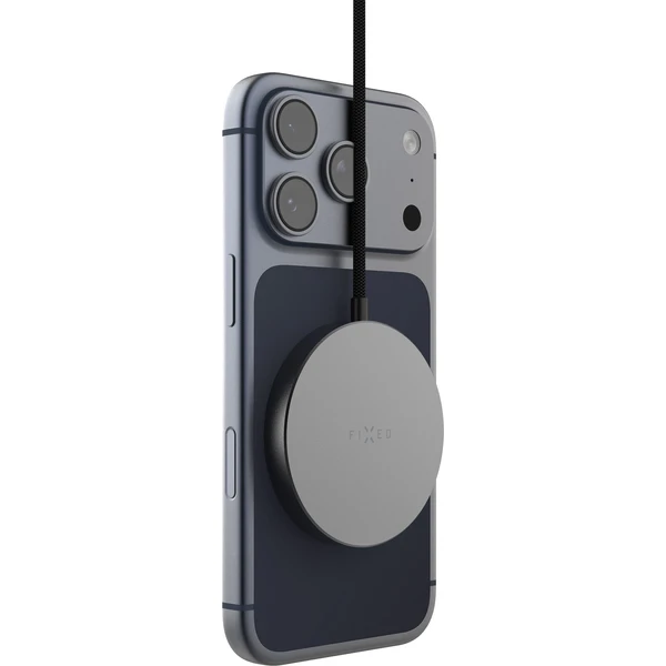 FIXED MagPad Slim Qi2.2/MagSafe bezdrátová nabíječka, 25W, vesmírně šedá - Nabíjačky - Obrázok 9fe0710435a1440babe7328da7e6705a