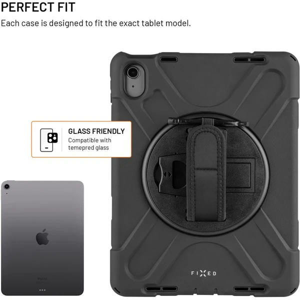 FIXED Rugged Tab Case odolné puzdro so stojanom iPad 10,9" (2022)/iPad 11" (2025) čierne - Puzdra - Obrázok 9fe92199d372407cb805c5b1b949c582