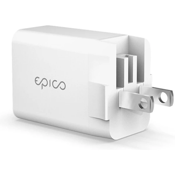 Epico 20W PD napájací adaptér vymeniteľnou zástrčkou EU/UK biela - Nabíjačky - Obrázok A09F000P01