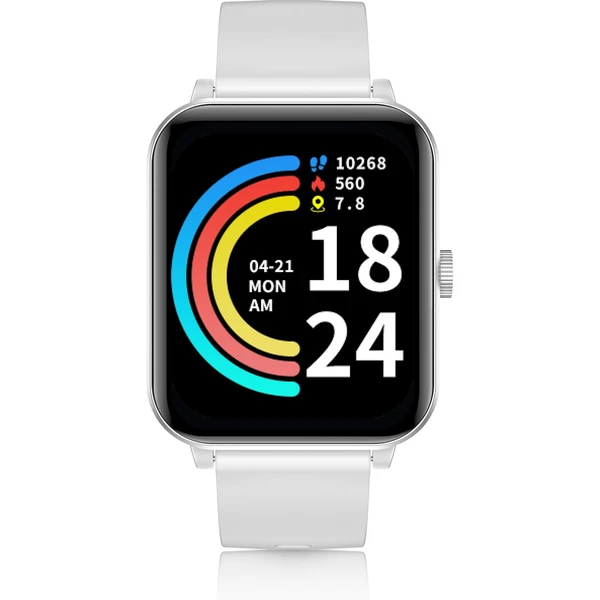Niceboy Watch Lite 4 Artic šikovné hodinky strieborné - Inteligentné hodinky - Obrázok A0B9000O01