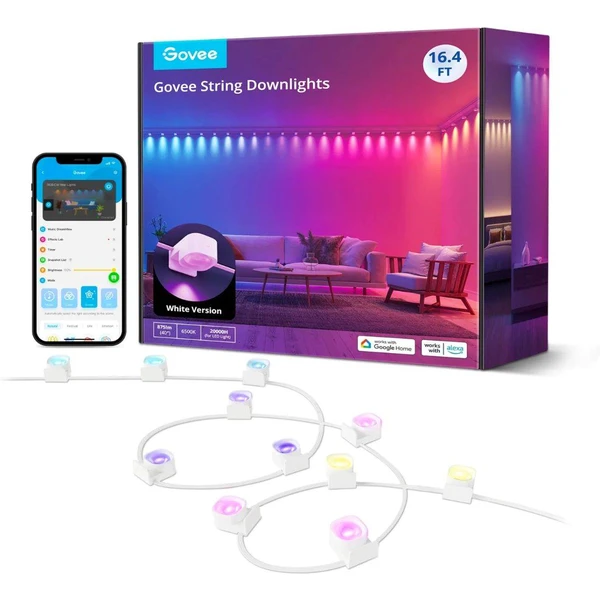 Govee RGBIC LED String Downlights stropné osvetlenie, 5m - Inteligentné osvetlenie - Hlavný obrázok