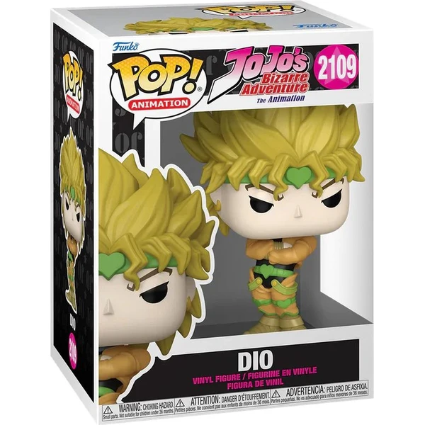 Funko POP! #2109 Animation: JoJo's Bizarre Adventure - Dio - Funko POP! - Obrázok A0JM000K01