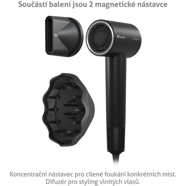 TrueLife HairDryer D9 sušič vlasov čierny - Fény na vlasy - Obrázok A0Y9000O01
