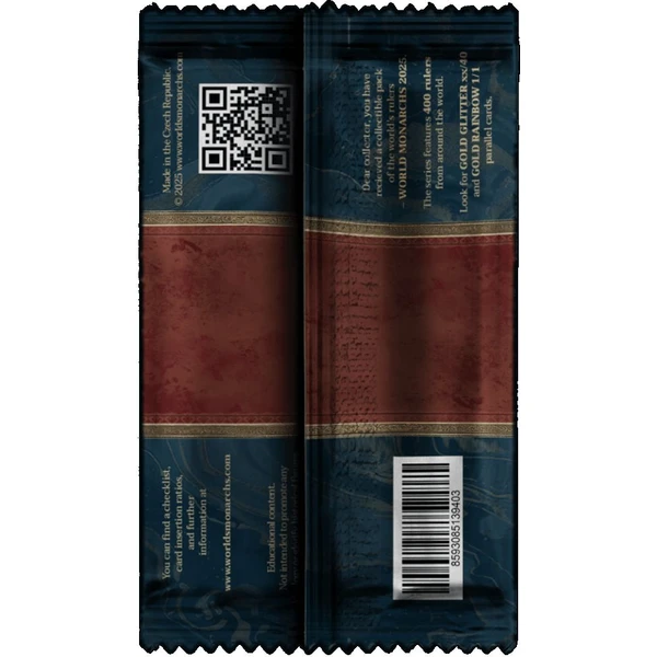 Zberateľské karty 2025 World's Monarchs - Series 1 booster - Zberateľské karty a nálepky - Obrázok A1KL000K01