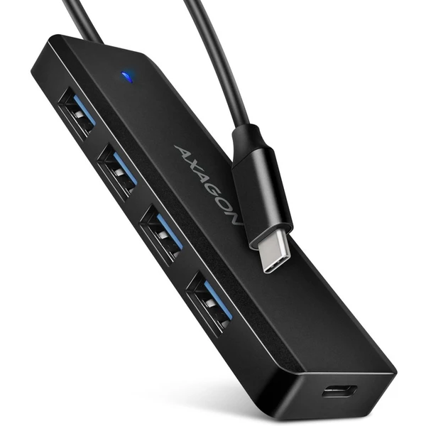 AXAGON HUE-C1C 4v1 USB-C húb - USB huby - Hlavný obrázok