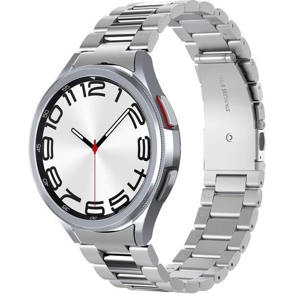 E-shop Spigen Modern Fit 316L Band remienok Samsung Galaxy Watch6 Classic 47mm strieborný