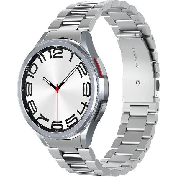 Spigen Modern Fit 316L Band remienok Samsung Galaxy Watch6 Classic 47mm strieborný - Remienky - Hlavný obrázok