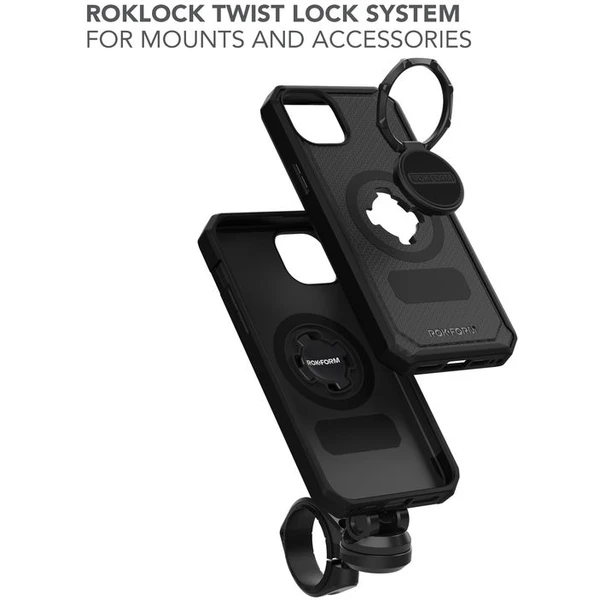 Rokform Rugged Case ochranné púzdro pre iPhone 15 Plus čierny - Puzdra - Obrázok A22T100501