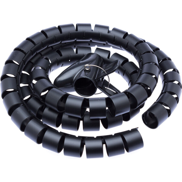 E-shop CONNECT IT trubica pre organizáciu káblov, 1,5m x 30mm, čierna