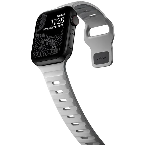 Nomad Sport Strap M/L remienok pre Apple Watch Ultra 49/45/44/42 mm Lunar Gray - Remienky - Obrázok A2DS000501