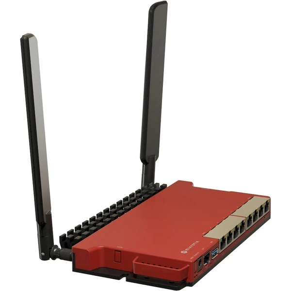 MikroTik BOARD L009UiGS-2HaxD-IN Wi-Fi 6 smerovač červený - Wi-Fi routery - Obrázok A2OC000N01