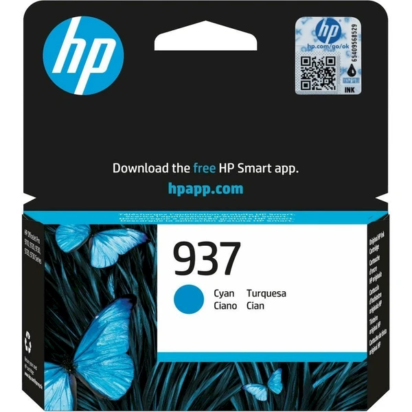 HP 937 Original Ink Cartridge azúrová - Cartridge - Hlavný obrázok