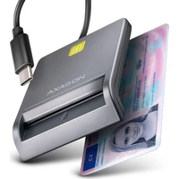 AXAGON CRE-SM3TC USB-C FlatReader čítačka kontaktných kariet Smart card - Čítačky čipových kariet