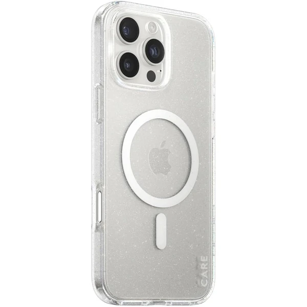 PanzerGlass® CARE kryt Apple iPhone 16 Pro Max MagSafe Star Lit trblietavý/biely - Puzdra - Hlavný obrázok