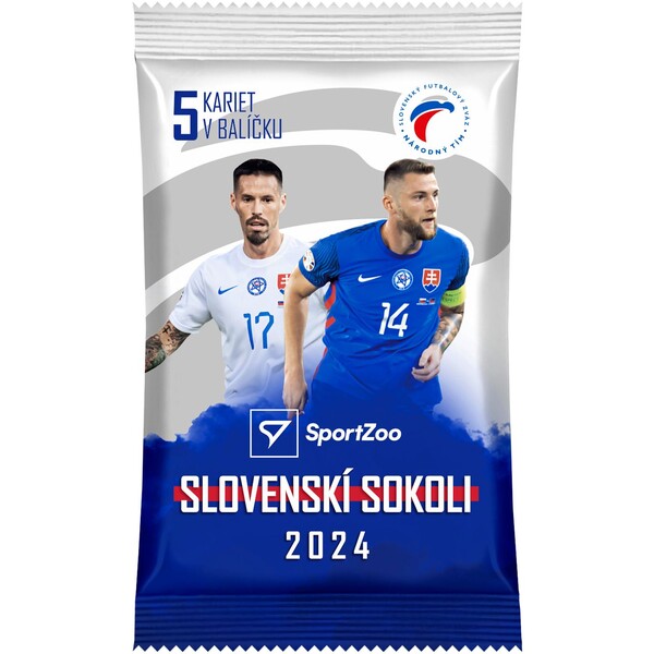 Futbalové karty SportZoo Hobby balíček Slovenskí Sokoli 2024