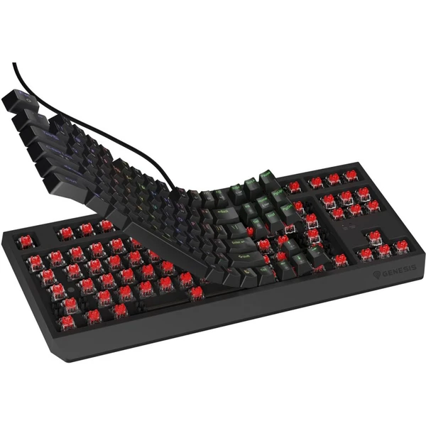 Genesis THOR 230 TKL RGB mechanická klávesnica čierna Outemu Red - Klávesnice - Obrázok A3I5000O01