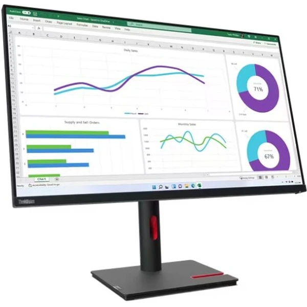 Lenovo ThinkVision T32h-30 monitor 32" - Monitory - Hlavný obrázok