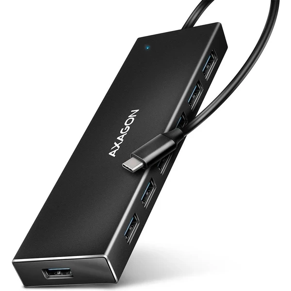 AXAGON HUE-F7C 7-portový USB-C hub - USB huby - Hlavný obrázok