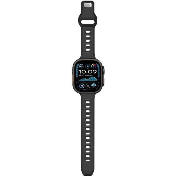 CubeNest Premium Silicon Band remienok Apple Watch 42-49 mm čierny - Remienky - Obrázok A3UD000O01