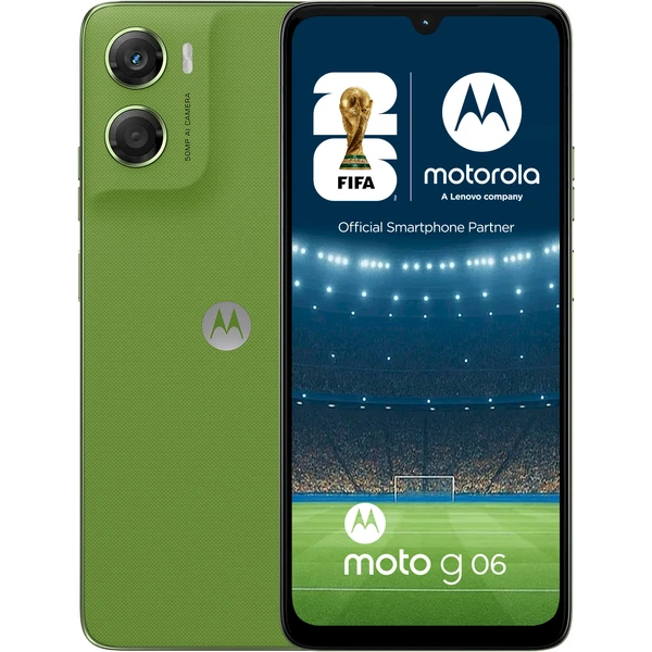 Motorola Moto G06 4/64GB DS GSM PANTONE zelený - Mobilné telefóny - Hlavný obrázok