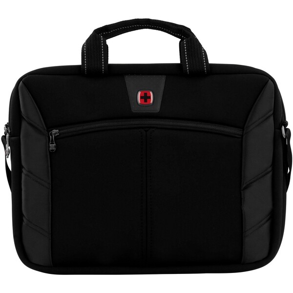 E-shop WENGER SHERPA 16" dvojitá tenká taška na notebook čierna