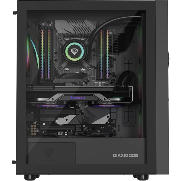 Genesis Diaxid 605 ARGB čierna - Počítačové skrine - Obrázok A4P4000P01