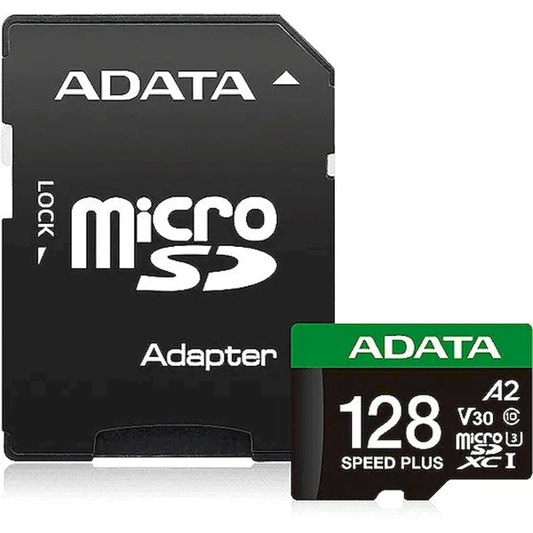 ADATA Speed Plus microSDXC 128GB + SD adaptér - Pamäťové karty - Hlavný obrázok