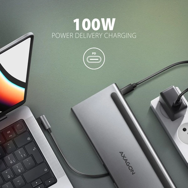 AXAGON HMC-4KX3 6v1 USB-C húb - Dokovacie stanice - Obrázok A4W3000L01