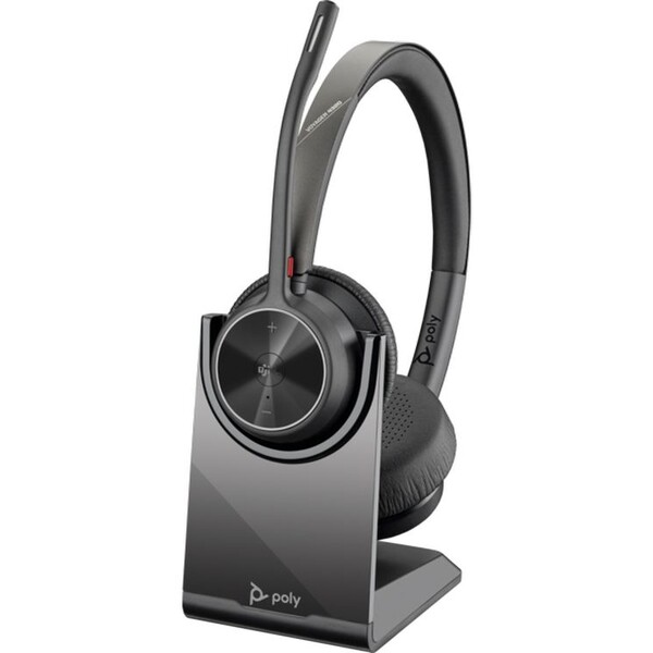 E-shop Poly Voyager 4320-M Microsoft Teams Certified Headset +BT700 dongle +Charging Stand