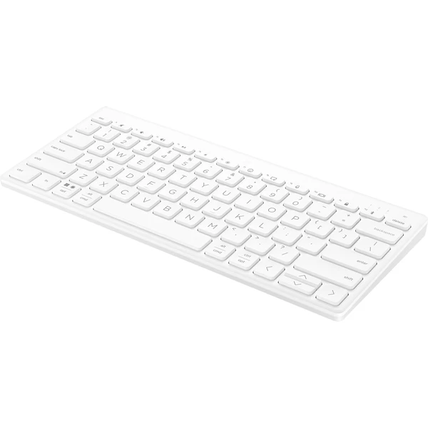 HP 350 bezdrôtová klávesnica biela - Klávesnice - Obrázok A5C1000K01