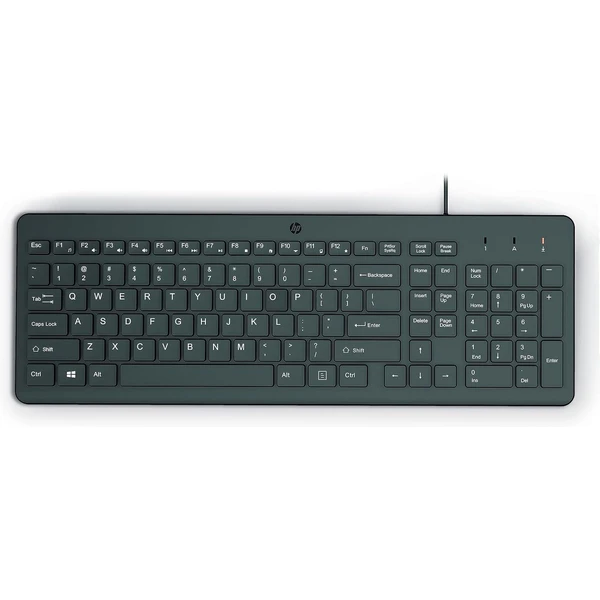 HP 150 drôtová klávesnica čierna - Klávesnice - Hlavný obrázok