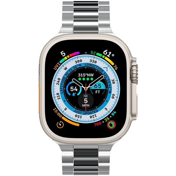 Spigen Modern Fit 316L remienok Apple Watch 49/45/44/42mm strieborný - Remienky - Obrázok A5D5000L01