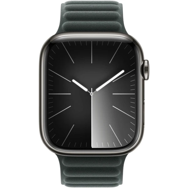 Apple Watch 49/45/44/42mm listovo zelený magnetický ťah S/M - Remienky - Obrázok A5H5000701