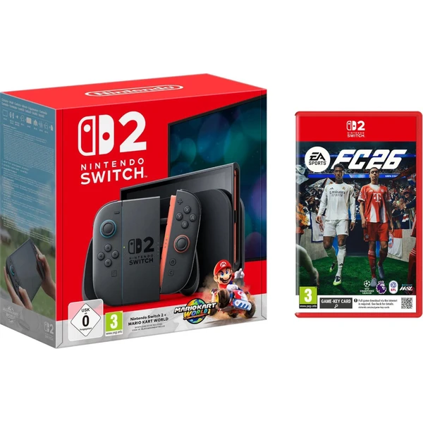 Nintendo Switch 2 + balíček Mario Kart World + EA Sports FC 26 (Switch 2) - Konzoly - Hlavný obrázok