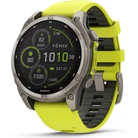 Garmin Fenix 8 Solar 47mm šedé so žlto-grafitovým pásikom - Inteligentné hodinky