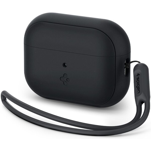 E-shop Spigen Silicone Fit puzdro s pútkom Apple AirPods Pro (2nd Gen) čierne